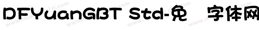 DFYuanGBT Std字体转换
